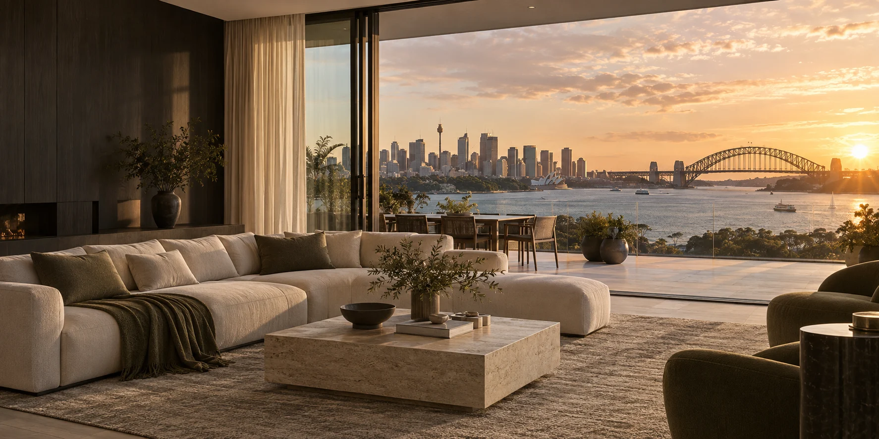 Sydney harbour residence